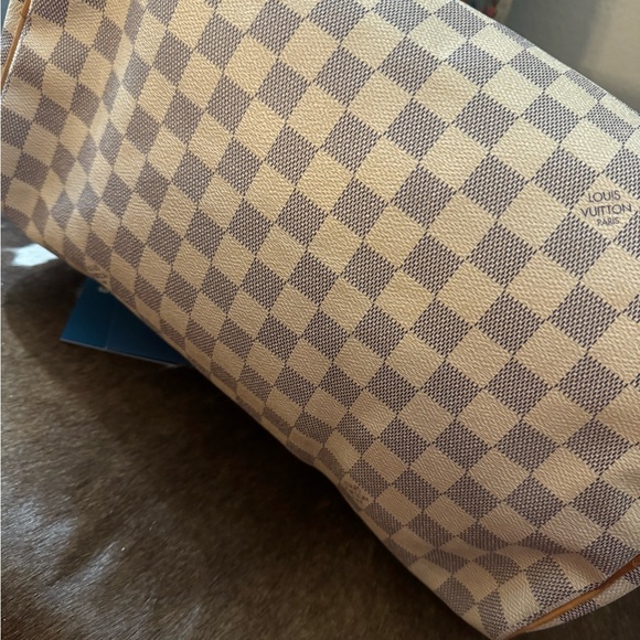 Louis Vuitton Speedy 35 Azur Excellent Condition w/ eBay Authentication Card - Picture 9 of 16